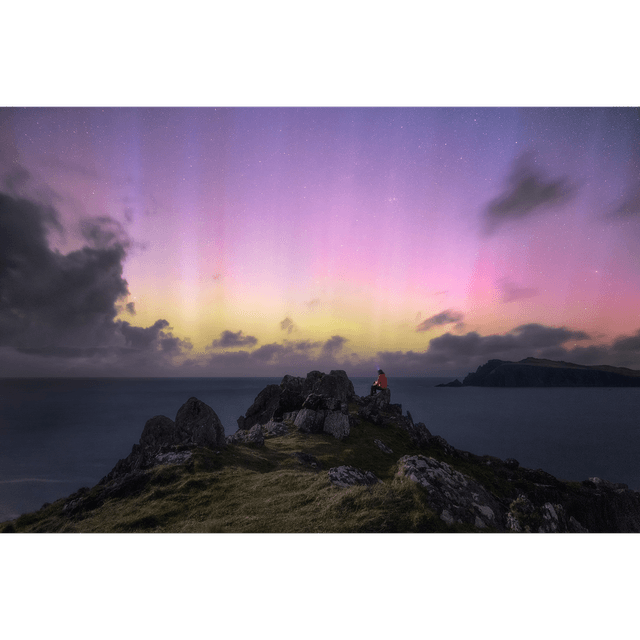Clogher Head with Aurora