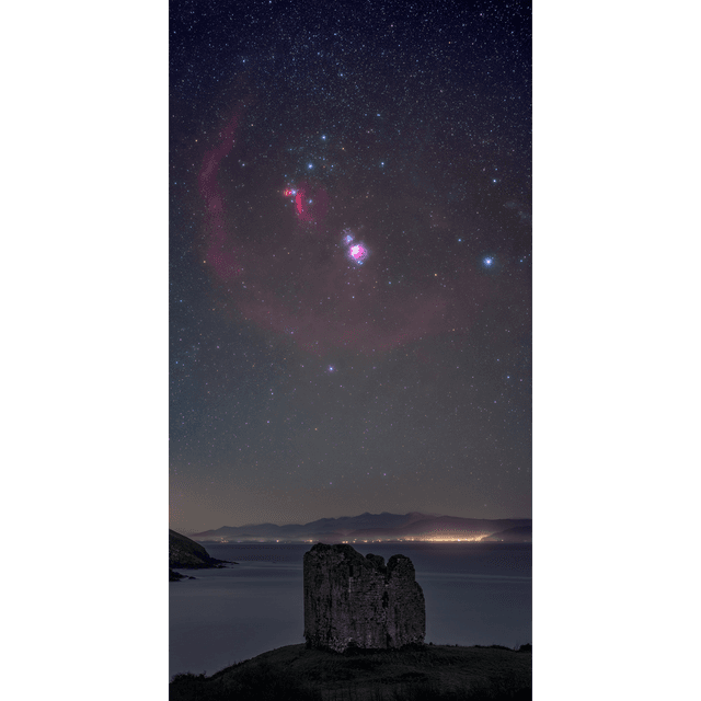 Minard Castle with Orion