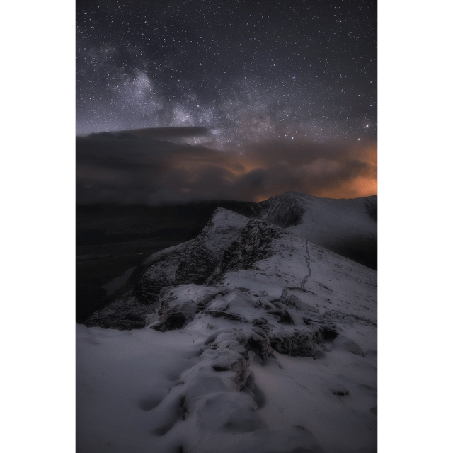 Mt. Brandon at night